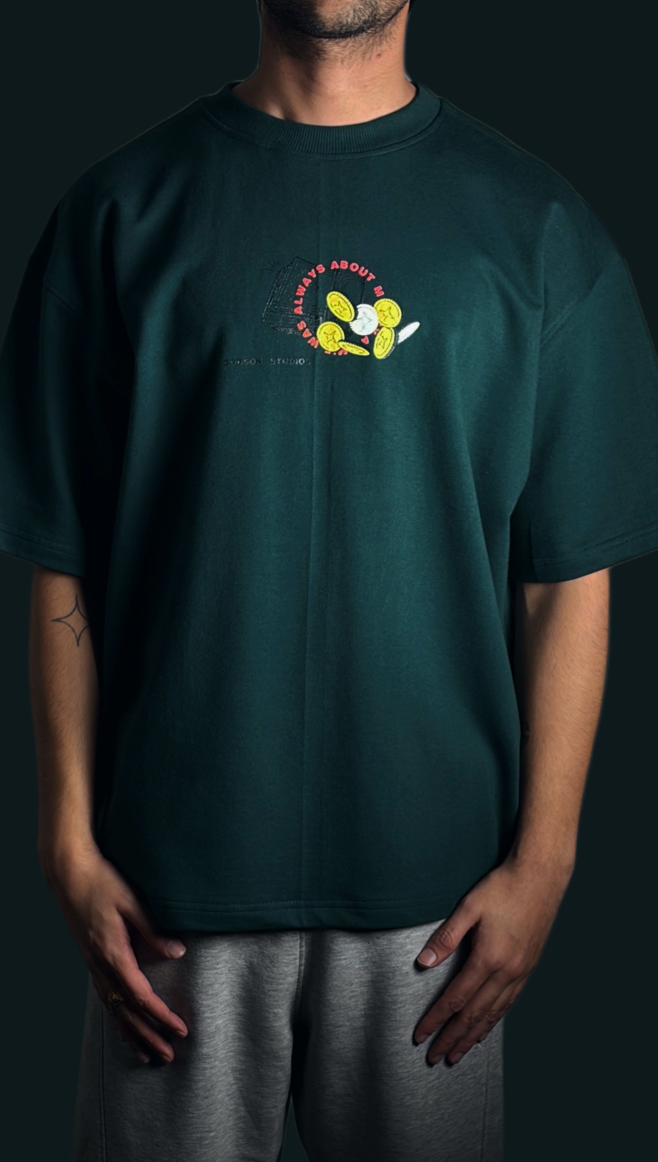 Shekels Tshirt [Bottle green]